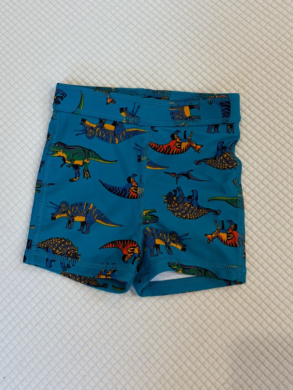 Hanna Andersson Dinosaur Print  lToddler Swim Shorts